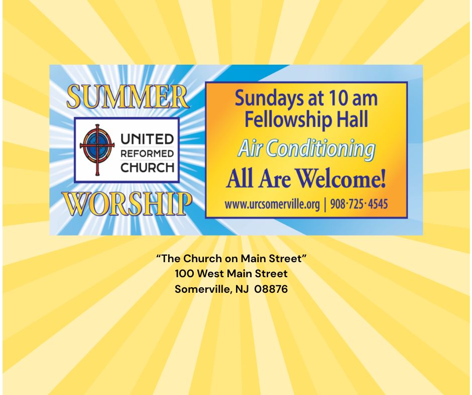 Summer Worship Schedule Facebook Post